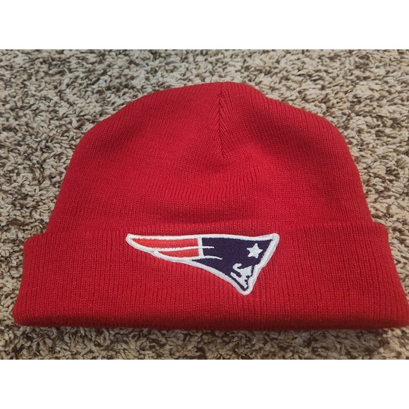 New Era Other - Officially Licensed NFL New England Patriots Embroidered Logo Red Beanie Hat